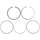 JEU DE SEGMENTS MOTEUR ORIGINE PIAGGIO 1200 ES GRISO, NORGE, STELVIO -981009-