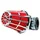 FILTRE A AIR REPLAY HEXAGONAL CHROME MOUSSE ROUGE FIXATION COUDE 90° DIAM 35/28