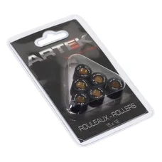 VARIATOR ROLLERS FOR SCOOT ARTEK K1  15x12  4,3g  (x6)  FOR  MBK 50 BOOSTER, NITRO, OVETTO, STUNT/YAMAHA 50 BWS, AEROX, NEOS