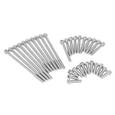 COMPLETE KIT FASTENER (40 pieces) FOR SCOOT PEUGEOT 50 KISBEE 4STROKE/KYMCO 50 AGILITY 4STROKE/SYM 50 ORBIT 4STROKE/SCOOT 50 CHINOIS 4STROKE GY6 139QMB  -P2R-