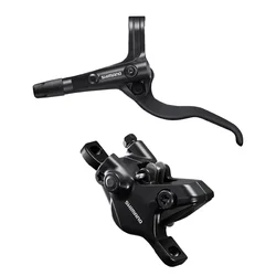 DISC BRAKE KIT- HYDRAULIC FOR MTB- SHIMANO MT401 FRONT BLACK- HOSE 1000MM AJUSTABLE SYSTEM DUAL PISTON (WITHOUT DISC)