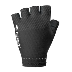 GANTS VELO COURT GIST RACE ETE NOIR     M (PAIRE SUR CARTE) AVEC VELCRO  -5527