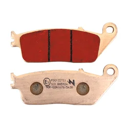 BRAKE PADS NEWFREN FOR KAWASAKI 750 Z 2007>2011 Front   800 Z 2015>2016 Front  TRIUMPH 675 STREET TRIPLE 2008>2015 Front   (L 39mm - H 102mm - thk 8.3mm)  (FD0132TS)  (TOURING SINTERED)