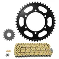 KIT CHAINE ADAPTABLE YAMAHA 700 TRACER 2020>2023 525 16x45 (DIAM COURONNE 110/130/10,25)   (DEMULTIPLICATION ORIGINE)  -AFAM-