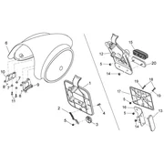 Carrosserie arriére II- Porte-plaque