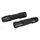 REVETEMENT POIGNEE AVOC MOTO ON ROAD ANTIDERAPANTE AVEC EMBOUT DE GUIDON ADAPTABLE YAMAHA 700 MT-07 NOIR ANODISE (PAIRE)