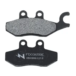 PLAQUETTE DE FREIN NEWFREN POUR PIAGGIO 250-500 MP3 AR, 125 X-EVO AR, 125-250 X9 EVOLUTION AV DROIT 2006>, 400 X8 AV  (FD0365B)  (ELITE ORGANIQUE)