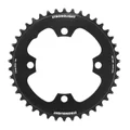 CHAINRING FOR EBIKE- SINGLE- 42 Teeth Ø104 BLACK ALUMINIUM- 7075 STRONGLIGHT 4 ARMS (FOR BOSCH 4th GENERATION) WITH SPIDER REF 181118 TECHNOLOGY NARROW WIDE