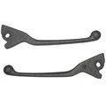 BRAKE LEVER FOR SCOOT  FOR GILERA 50 STALKER/PIAGGIO 50 NRG EXTREM+REAR DISC - CARBON (PAIR)-VICMA -