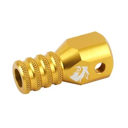 EMBOUT SELECTEUR DE VITESSE VOCA RACING MINARELLI 50 AM6/BETA 50 RR/RIEJU 50 MRT/SHERCO 50 SM-R, SE-R ALU CNC OR