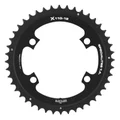 PLATEAU ROUTE 4BRA D.110 POUR SHIMANO ULTEGRA R8100/8170 DURA-ACE R9200/9270 105 R7100 TA X110 44DTS EXTERIEUR NOIR 12V.  (PENSER A COMMANDER LE KIT INTRAVIS CORRESPONDANT)