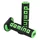 REVETEMENT POIGNEE DOMINO MOTO OFF ROAD A360 NOIR/VERT CLOSED END 120-123mm (PAIRE)