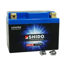 BATTERY 12V  1,6 Ah LTX4L-BS SHIDO LITHIUM ION "READY TO USE"(Lg113xW70xH85) EQUALS YB4L-B/YB5L-B/YTX4L-B/YTX5L-B
