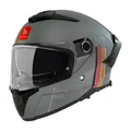HELMET-FULL FACE MT THUNDER 4 SV MIL C2 MATT GREY    XS  (DUAL SCREEN/PINLOCK READY) (ECE 22.06)
