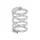 RESSORT GLISSIERE MOTEUR/SOUPAPE DECOMPRESSEUR CYCLO ADAPTABLE SOLEX (VENDU A L'UNITE)  -SELECTION P2R-