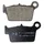 PLAQUETTE DE FREIN NEWFREN POUR BETA 50 RR 2005> AR, 125 URBAN 2008> AR, 50 MOTARD ALU AM6 AR  (L 66mm - H 37mm - P  7.6mm)  (FD0398BD) (DIRT ORGANIQUE)