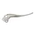 BRAKE LEVER/CLUTCH LEVER FOR PIAGGIO 125 VESPA PX, GS OLD MODELS-  LEFT+RIGHT ALU POLISHED (OE 033882)  -SELECTION P2R-