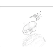 Logement casque - Dessous de selle