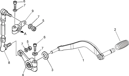 Levier boîte de vitesses