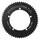 PLATEAU PISTE 5BRA D.144 TA FULL TRACK 57DTS NOIR ALU 7075 POUR CHAINE 3.17mm (1"1/8)