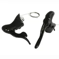 LEVIER/MANETTE ROUTE PATIN CAMPAGNOLO 10V. VELOCE NOIR DOUBLE AVEC TRANSMISSIONS (PAIRE)