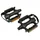 FLAT PEDAL FOR MTB- MARWI SP931STEEL +RESIN BODY- BLACK Thread 9/16" (PAIR SUR CARTE)