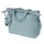 SACOCHE ARRIERE VELO LATERALE SAC ORDINATEUR PORTABLE BASIL MANHATTAN WATERPROOF BEIGE DROIT/GAUCHE 12L FIXATION HOOK ON (12x38x30cm) FERMETURE PLIANT ANTI-PLUIE
