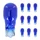LIGHT BULB 12V 10W STANDART W10W FOOT W2,1x9,5D WEDGE BLUE (DASHBOARD LIGHT) (SOLD PER 10)  -SELECTION P2R-