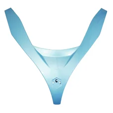 CACHE SUPERIEUR DE FACE AVANT ORIGINE PIAGGIO 125-250-300-400-500 MP3 2014< BLEU 424  -62443200AF-