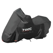 HOUSSE/BACHE DE PROTECTION MOTO TAAC SUPER HYDROSCUD OXFORD 300D POLYESTER ETANCHE/WATERPROOF 5000mm TAILLE XL NOIR (222x90x136cm) (SANGLE ANTI-FLOTTEMENT/OEILLET ANTIVOL)
