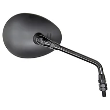 RETROVISEUR ADAPTABLE APRILIA 125 SCARABEO 2007>2010, 300 SCARABEO 2009>2010, 500 SCARABEO 2003>2008  DROIT NOIR (OE AP8104526) (HOMOLOGUE CE)  -SELECTION P2R-
