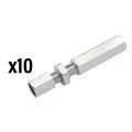 VIS CREUSE TENDEUR DE CABLE VELO M6 (VENDU PAR 10)
