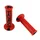 REVETEMENT POIGNEE KRM PRO RIDE SCOOT/50 A BOITE ROUGE/NOIR - CLOSED END (PAIRE)