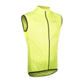 WINDBREAKER CYCLING JACKET- GIST FLUO YELLOW - SLEEVELESS   S -5258