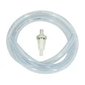 FUEL HOSE KIT Ø 8x12  TRANSPARENT + CONICAL FUEL FILTER Ø8 (1M) (MADE IN FRANCE)