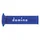 REVETEMENT POIGNEE DOMINO MOTO ON ROAD A010 BLEU/BLANC OPEN END 120-125mm (PAIRE)