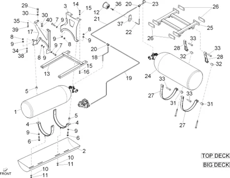 Réservoir carburant Méthane II