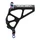 CACHE PIGNON 50 A BOITE VOCA RACING POUR MINARELLI 50 AM6/BETA 50 RR/RIEJU 50 MRT/SHERCO 50 SM-R, SE-R ALU CNC NOIR/NEO-CHROME