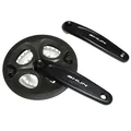 PEDALIER VTT P2R 7/8V. ALU NOIR BLACK-X 170mm 42-34-24 (BOITIER 113mm) AVEC PARE CHAINE