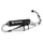 POT SCOOT TECNIGAS NEXT R VERNI POUR MBK 50 BOOSTER, STUNT/YAMAHA 50 BWS, SLIDER (SILENCIEUX ALU NOIR)