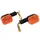 CLIGNOTANT SCOOT ADAPTABLE PEUGEOT 50 TKR, TREKKER, SQUAB AR ORANGE/NOIR FILETAGE PAS 1,25 mm (PAIRE) **  -REPLAY-