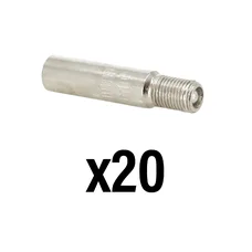 PROLONGATEUR/EXTENSION DE VALVE CLAPET ANTI RETOUR COMPATIBLE TROTTINETTE DIAM 8 mm LONGUEUR 33 mm (VENDU PAR 20)
