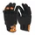 GANTS PRINTEMPS/ETE MALOSSI NOIR/ORANGE  T 9 (M) (HOMOLOGUE EN 13594:2015)