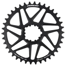 PLATEAU VTT DIRECT MOUNT POUR SRAM SX-NX-GX STRONGLIGHT MONO ALU NOIR 38DTS - EPAISSEUR 3mm 12V.