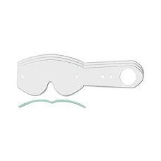 TEAR OFF PROGRIP 3377 LAMINATED POUR MASQUE/LUNETTES CROSS MODELE 3309 RAPID (VENDU PAR 7) (INCLUS MUD FLAP)
