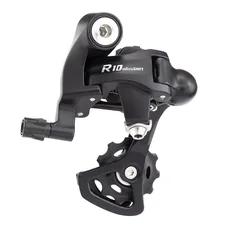 DERAILLEUR ROUTE ARRIERE MICROSHIFT 10V. CHAPE COURTE A VIS (COMPATIBLE SHIMANO)