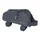 SACOCHE DE CADRE VELO BASIL NAVIGATOR STORM NOIR FIXATION VELCRO 0.8L 
