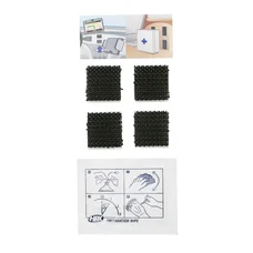 ADHESIVE TAPE- DOUBLE SIDED - VELCRO GRIP HPX DG1000 PADS BLACK 25x25mm (PRESSURE RESIST to 7kgs, TEMP RESIST -30°C to +90°C) VERY STRONG