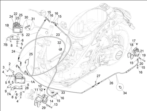 Tuyaus du freins - Etriers de frein (ABS)