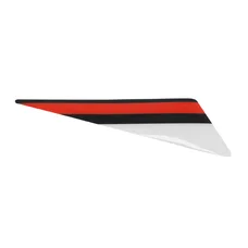 AUTOCOLLANT/STICKER/DECOR GAUCHE DE GARDE BOUE AVANT ROUGE/NOIR ORIGINE PIAGGIO GILERA 50 SMT, RCR 2018>  -2H003067-